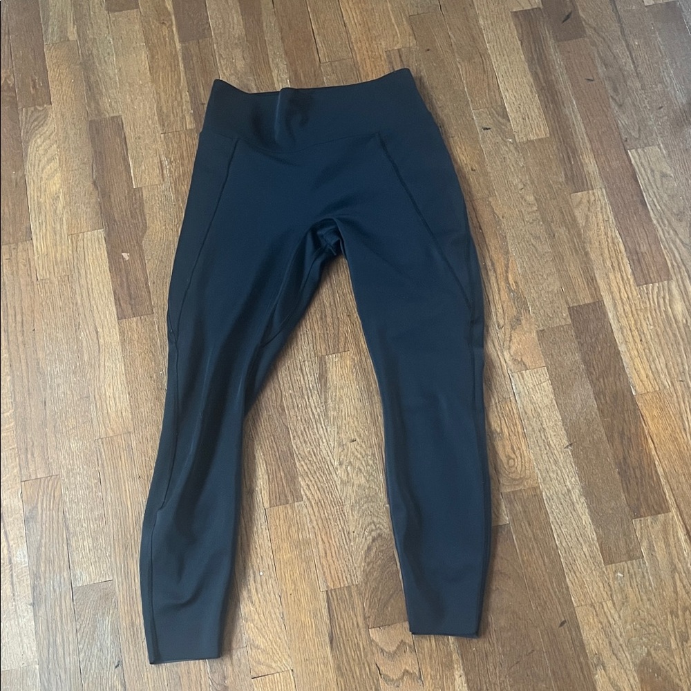 Nike Universa Black High-Waist Athletic Leggings w pockets - S